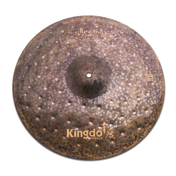 Тарелка крэш 16" [16" COLLECTION DRY CRASH] KINGDO [16" COLLECTION DRY CRASH] сплав B20, ручная работа, оригинальное окисление