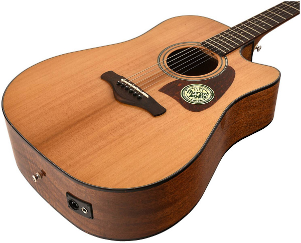 IBANEZ AVD9CE-NT, электроакустическая гитара, цвет натуральный,