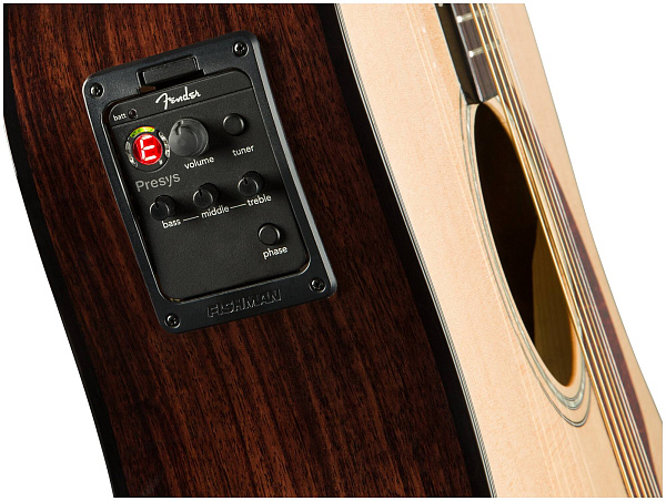 FENDER CD-140SCE Natural + Кейс - Гитара электроакустическая