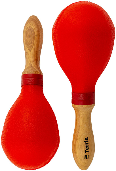 TERRIS MRS-P25 RD - Маракасы пластиковые