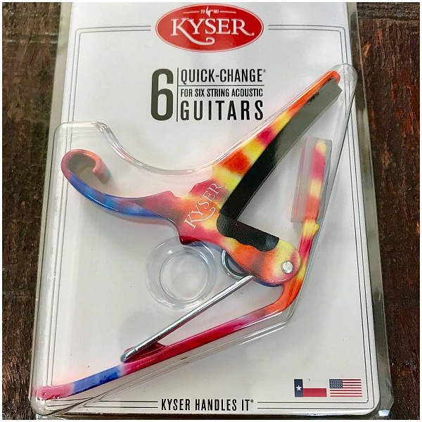 KYSER KG6 TDA - Каподастр для акустической гитары