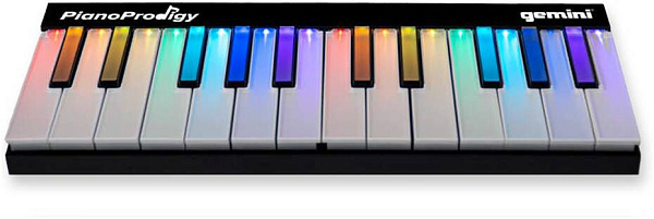 GEMINI GPP-101 PianoProdigy - MIDI клавиатура 24 клавиши, RGB подсветкой...
