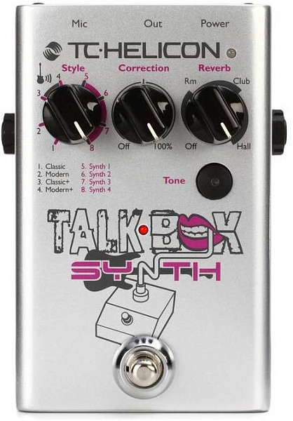 TC Helicon Talkbox Synth напольная гитарно - вокальная педаль эффекта вокодера...