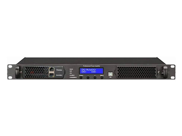 XAD-0.6K4D Усилитель мощности, 600Вт х4, DSP и DANTE, Biema