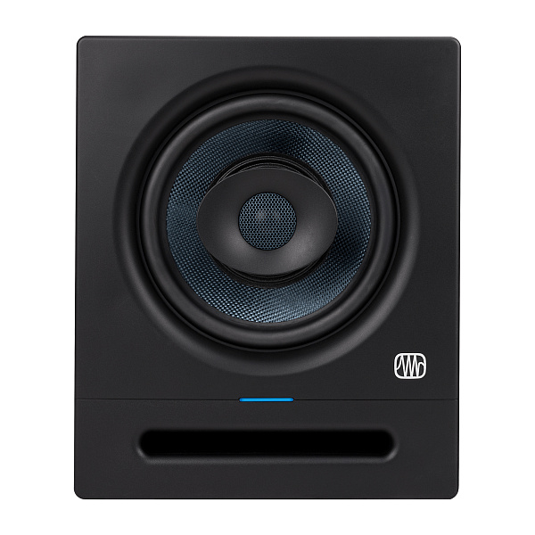 Студийный монитор [2777506131] Presonus [Eris Pro 8] активный, 2-х полосный, коаксиальный динамик: ВЧ 1,25" silk soft-dome, НЧ 8" composite, bi-amped усилитель класса AB, мощность: 140 Вт, частоты: 35-20000 Гц, SPL 108 дБ, входы: XLR, 1/4" TRS, RCA