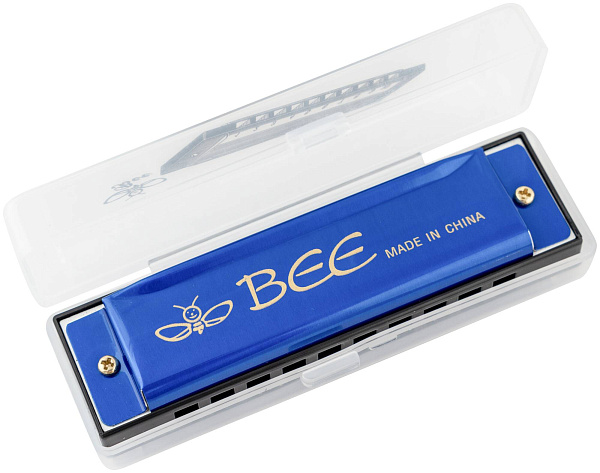BEE DF10A-1 BLUE - Губная гармоника диатоническая