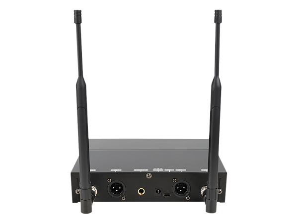 Микрофонная радиосистема Axelvox [DX800FK] UHF 650 - 758 MHz, подавитель обратной связи, цифровая модуляция, LCD дисплей, DSP, ручной микрофон - 2 шт.