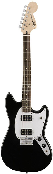 FENDER SQUIER BULLET MUSTANG HH BLK - Электрогитара шестиструнная