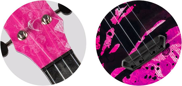 FLIGHT ULTRA S-40 Pink Rules - Укулеле сопрано