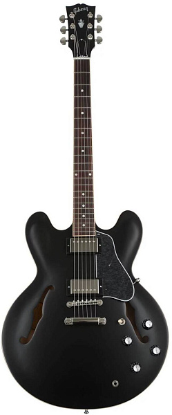 GIBSON 2019 ES-335 SATIN TRANS BLACK полуакустическая электрогитара, цвет...