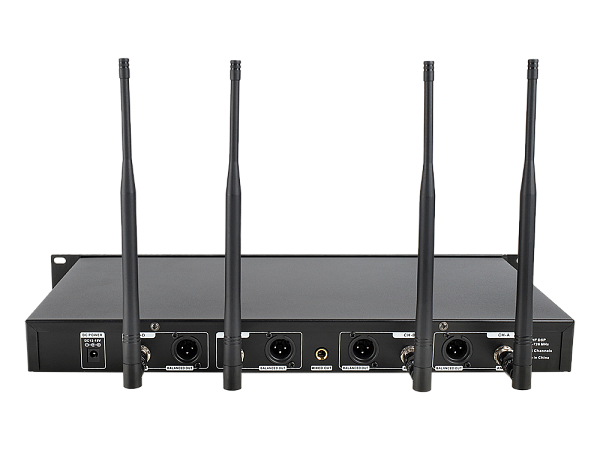 Микрофонная радиосистема Axelvox [DWS7000HT (FC Bundle)] UHF 710-726 MHz, 4 x 16 каналов,LCD дисплей, 4х ИК порт, 4 ручных микрофона, 4 силиконовых кольца