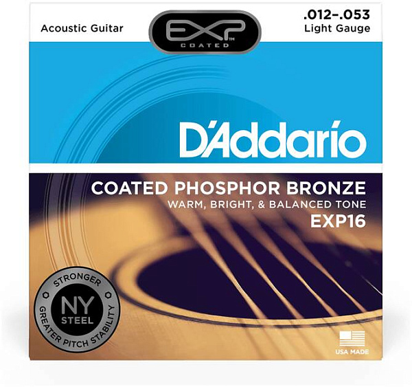 D'ADDARIO EXP16 - Струны для акустической гитары