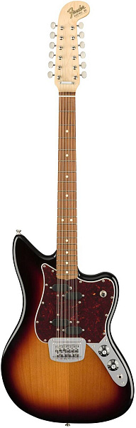 FENDER ELECTRIC XII PF 3TSB 12-струнная электрогитара, цвет санберст, в...