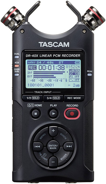 Tascam DR-40x - Портативный цифровой диктофон