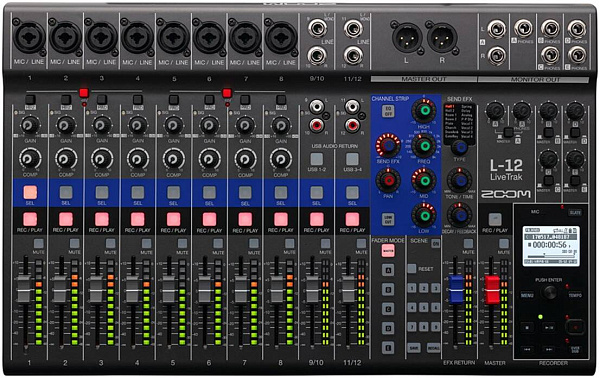 ZOOM L-12 LIVETRAK - Микшерный пульт