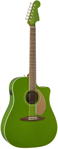 FENDER Redondo Player ELJ Электроакустическая гитара, цвет зеленый