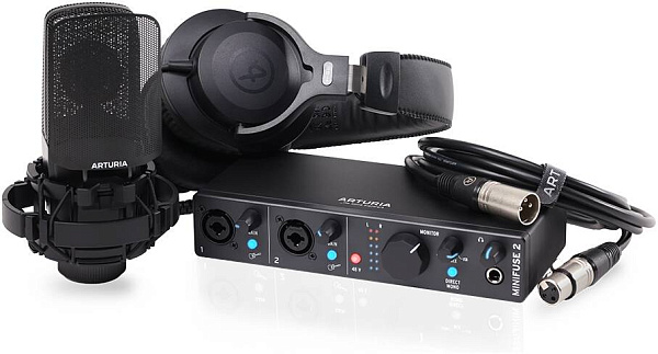 ARTURIA MiniFuse Recording Pack Black - Звуковая карта