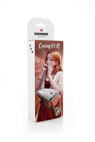 HOHNER Chrometta 10 C Color Edition - Губная гармоника хроматическая