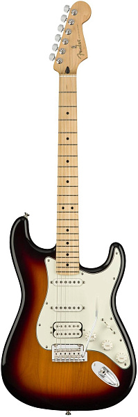 FENDER PLAYER STRAT MN 3TS Электрогитара, цвет трехцветный санберст
