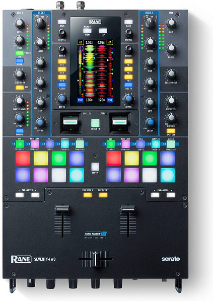 RANE DJ SEVENTY TWO MKII - DJ-микшерный пульт 2-х канальный, цветной сенсорный...