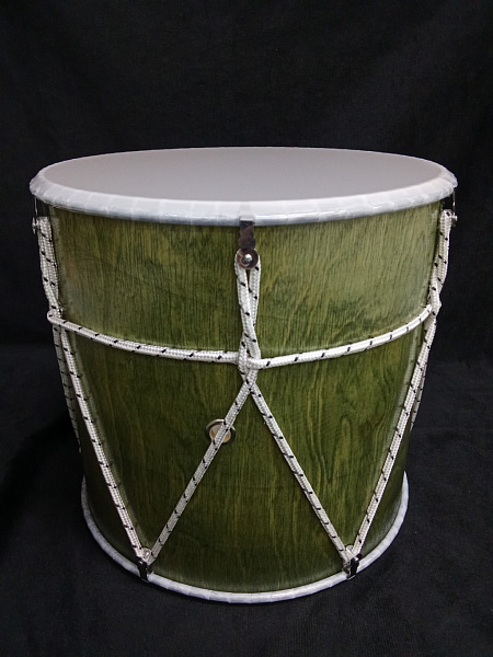 MZ-B10-olK Барабан кавказский 10", лак оливковый, с чехлом, MEZZO