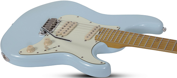 Электрогитара SCHECTER [MV-6 SSBLU] 6-струнная, корпус: липа, гриф: запеченый клен, 24 лада, цвет: Super Sonic Blue (SSBLU)