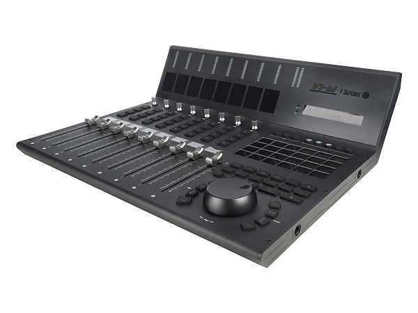 MIDI контроллер [110205A2020] Icon [V1-M] USB MIDI DAW контроллер, 9 моторизованных фейдеров, 8 двухфункциональных энкодеров, программируемый 7-дюймовый цифровой сенсорный дисплей, LED-индикаторы, 12-ти сегментный Master стерео индикатор