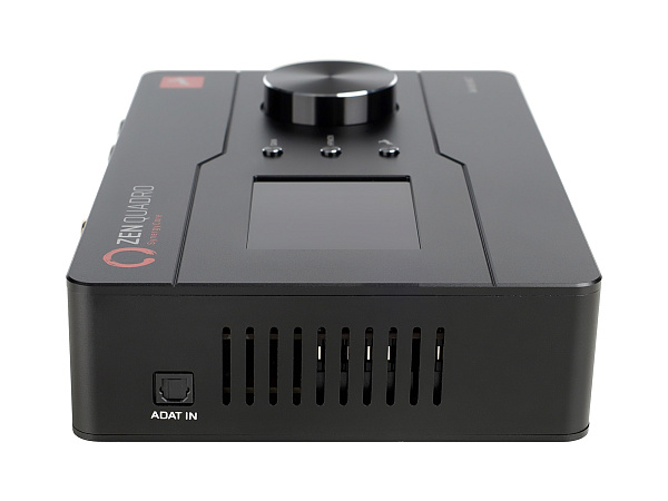 Аудиоинтерфейс Antelope Audio [Zen Quadro Synergy Core] 24 бит/192 кГц, 14x10, Отношение сигнал/шум: 110 дБ, ADAT для расширения входов/выходов, конвертеры с коэффициентом усиления до 130 дБ, два микрофонных предусилителя с 65 дБ усиления