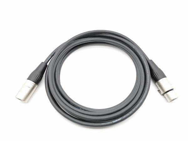 E65-XLR-M-F-0200-0 Кабель микрофонный (балансный) XLR-M-F, 2м, ZZcable