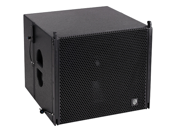 Сабвуфер Intrend [ILS-ATL-S15A] линейного массива Atlantic, активный, 15"НЧ, 30-250 Гц, SPL 126 дБ, 600 Вт RMS, пик 1200 Вт, 8 Ом. Цвет чёрный, корпус дерево. Подключение до 3х топов на саб.