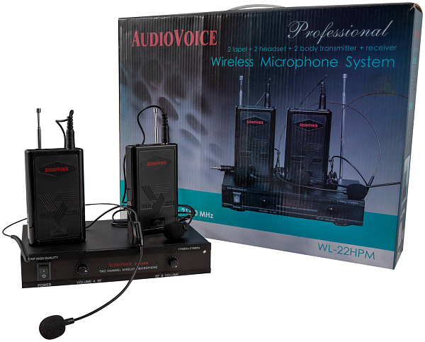 AUDIOVOICE WL-22HPM - Радиосистема