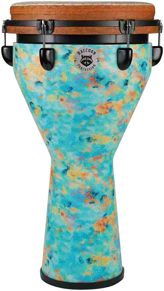 RACCOON Vibrant Colors (blue) - Джембе с винтовой настройкой