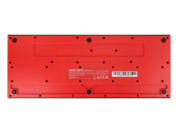 MIDI клавиатура [MPKMINIPLUS] AKAI [MPK Mini Plus] 37 мини-клавиш,  8 пэдов с RGB, 8 энкодеров, шаговый секвенсор, арпеджиатор, колесо pitch и modulation, OLED дисплей, выходы: CV/Gate: 3 x 1/8” Pitch/Gate/Mod, 1 x 1/8” CV Clock, вход: 1/8” CV Clock MIDI