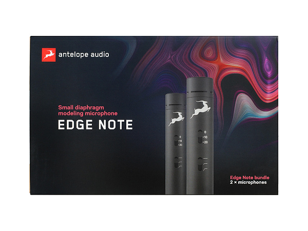 Микрофон Antelope Audio [Edge Note] конденсаторный, диафрагма: 16,1 мм, кардиоида, 20 Гц - 20 кГц, уровень звукового давления: 146 дБ, соотношение сигнал-шум: 69 дБ (А), чувствительность: -42 дБ, 8 мВ/Па (+/-3 дБ), требования к питанию: фантомное питание