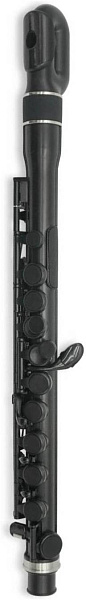 NUVO jFlute - Black/Black флейта, изогнутая головка, материал - пластик,...
