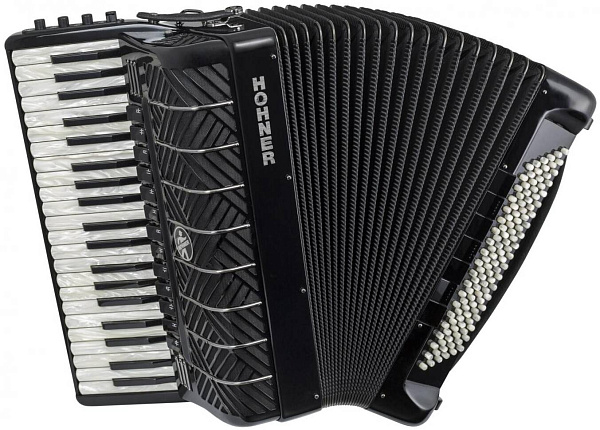 HOHNER MATTIA IV 120 BK gun black - Аккордеон 4/4