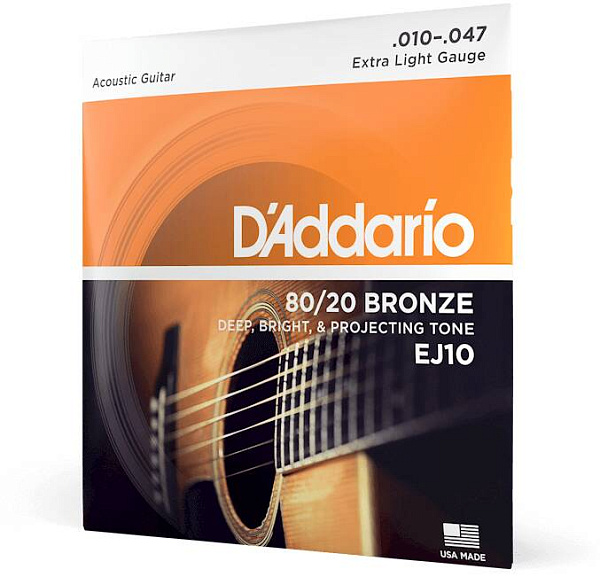 D'ADDARIO EJ10 - Струны для акустической гитары