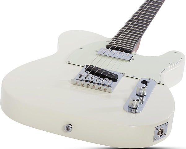 Электрогитара SCHECTER [NICK JOHNSTON PT A.SNOW] электрогитара 6-струнная, корпус: ольха, гриф: запеченый клен, накладка: черное дерево, 22 лада, цвет: Atomic Snow