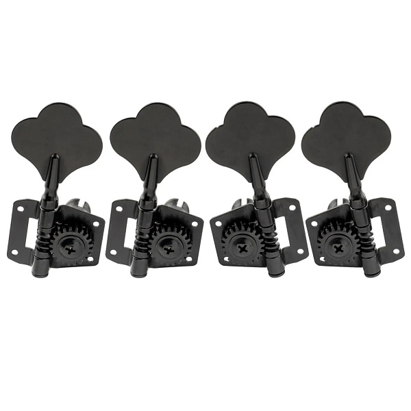 MX1359BK-2MX1360BK-2 Колки для бас-гитары 2+2, черные, Musiclily