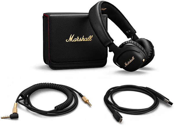 MARSHALL MID ANC BLUETOOTH BLACK bluetooth-наушники закрытого типа, складные,...