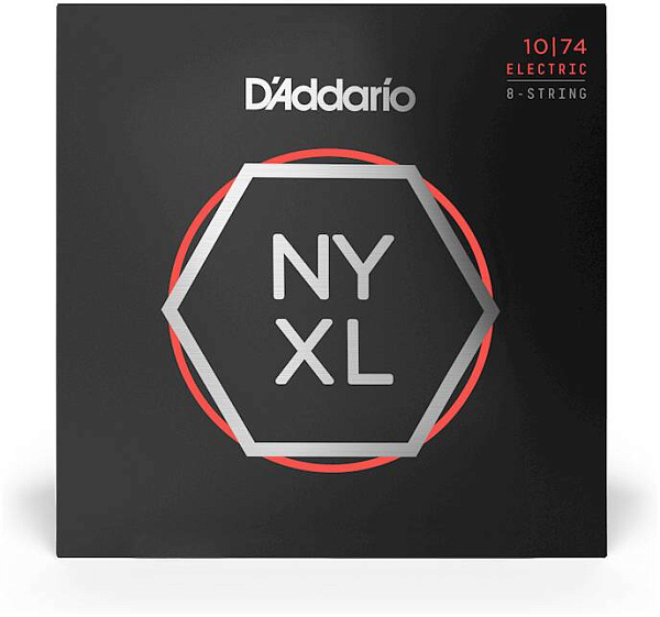 D'ADDARIO NYXL1074 - Струны для электрогитары 8-струнной