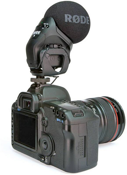 RODE STEREO VIDEOMIC стерео накамерный микрофон для использования совместно...
