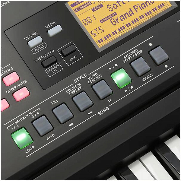 KORG EK-50 синтезатор с автоаккомпанементом 61 клавиша, полифония 64 голоса,...