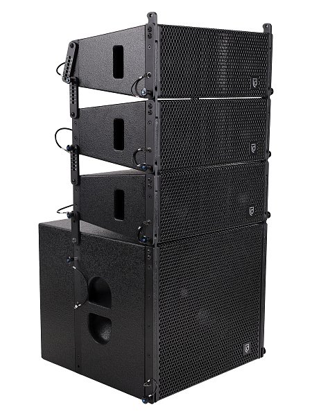 Сабвуфер Intrend [ILS-ATL-S15A] линейного массива Atlantic, активный, 15"НЧ, 30-250 Гц, SPL 126 дБ, 600 Вт RMS, пик 1200 Вт, 8 Ом. Цвет чёрный, корпус дерево. Подключение до 3х топов на саб.