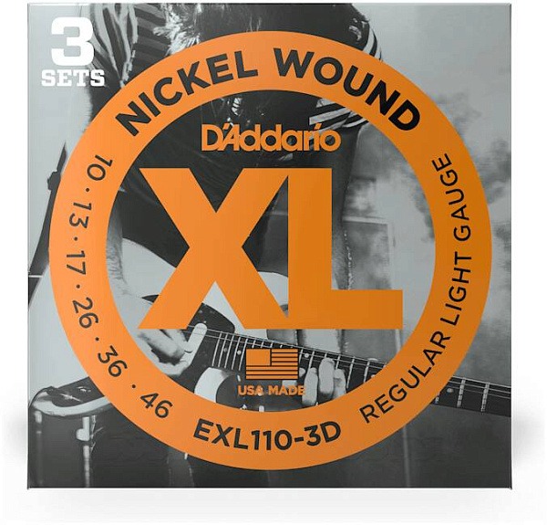 D'ADDARIO EXL110 3D - Струны для электрогитары