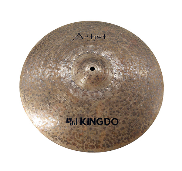 Комплект тарелок: Hi-Hat14" [ARTIST DARK SET 14"+16"+18"+20"] KINGDO [ARTIST DARK SET 14"+16"+18"+20"] Crash16",Crash18",Ride20" натуральная поверхность, ручная работа, сплав В20