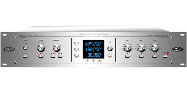Аудиоинтерфейс Antelope Audio [Isochrone Trinity] тактовый генератор синхросигнала, 64-битный DSP, 3 независимых синхронных генератора звуковой частоты до 384 кГц, 3 - HD-сигнала, 3 независимых синхронных генератора SD-сигнала