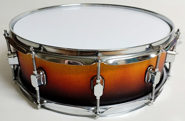MBb-m-1405-10-SB Малый барабан 14х5", берёза, с металлическими ободами, Мастерская Бехтеревых