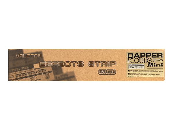 Dapper Acoustic Mini Valeton MES-4 - Напольная компактная гитарная педаль