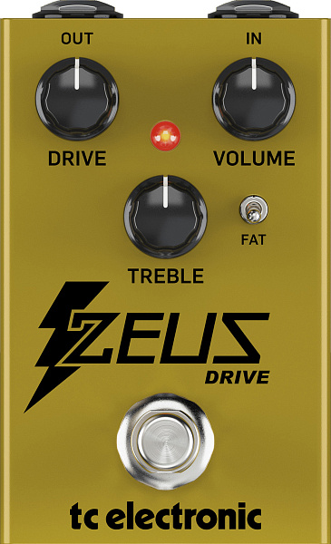 Педаль эффектов TC Electronic [ZEUS DRIVE OVERDRIVE] овердрайв